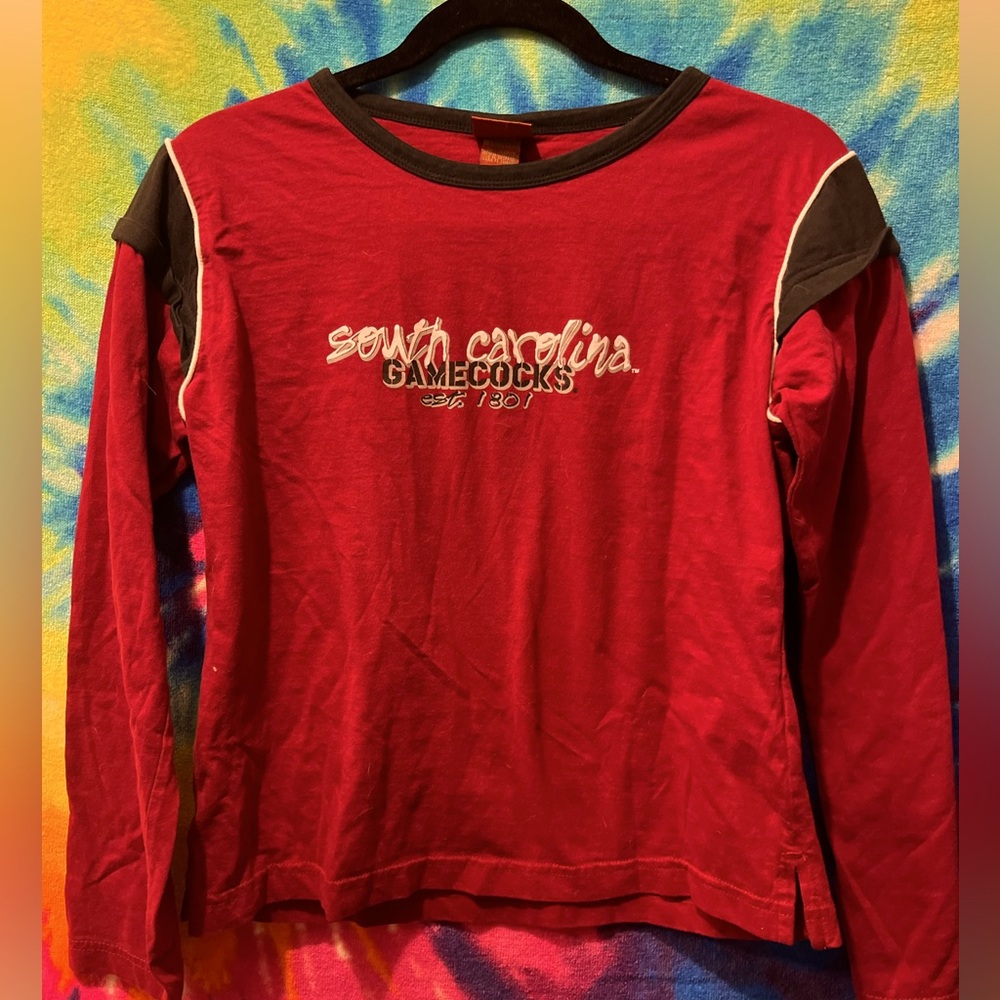 VINTAGE Y2K Gamecocks baby long sleeve tee